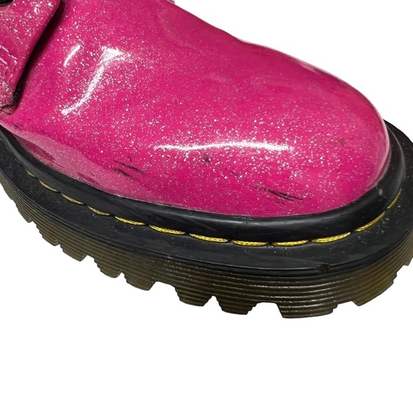 Dr. Martens Luana Hot Pink Glitter Boots Size 6 Barbie Barbiecore - Picture 8 of 11